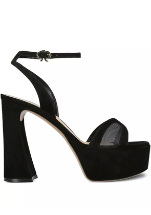 Gianvito Rossi 105mm platform ankle-strap sandals - Black
