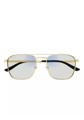Gucci Eyewear pilot-frame sunglasses - Gold