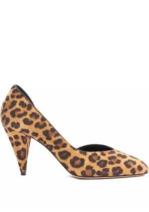 Casadei 80mm Venus Malesia leopard-print pumps - Brown