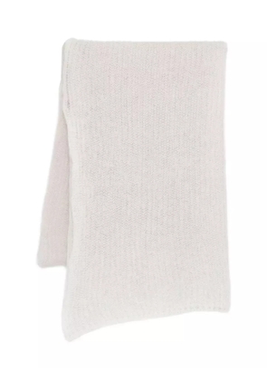 Antonelli Elena textured knit scarf - Neutrals