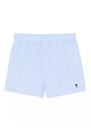 AMI Paris Ami de Coeur pyjama shorts - Blue