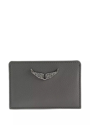 Zadig&Voltaire leather cardholder - Grey