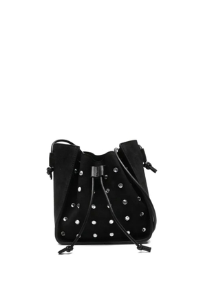 Forte Forte My Pepita crystal-embellished bucket bag - Black