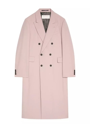 DRIES VAN NOTEN double-breasted wool coat - Pink