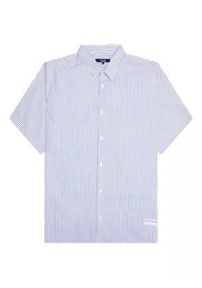 Comme des Garçons Homme striped short-sleeve shirt - Blue