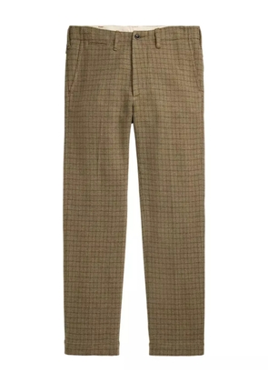 Ralph Lauren RRL check-print tapered trousers - Brown