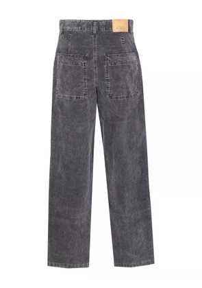 MARANT ÉTOILE Onyta patch-pocket corduroy trousers - Black