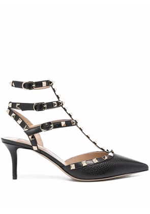 Valentino Garavani 65mm Rockstud caged heeled pumps - Black