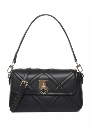V°73 quilted-effect shoulder bag - Black