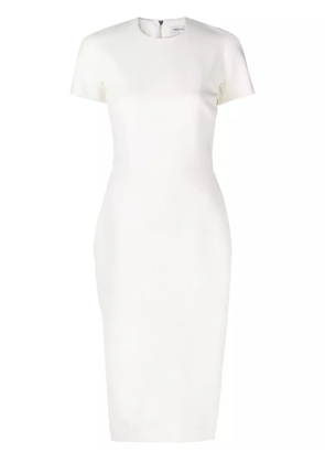 Victoria Beckham twill midi dress - Neutrals