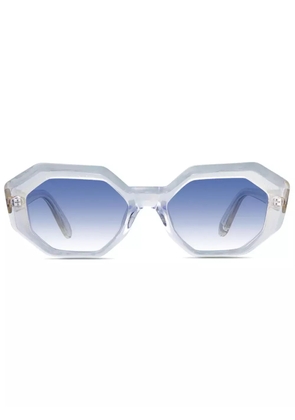 Garrett Leight Jacqueline geometric-frame sunglasses - Neutrals