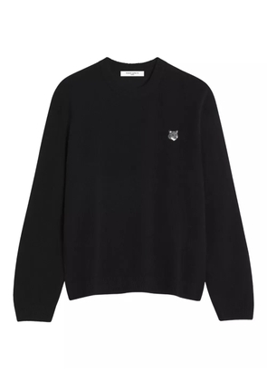 Maison Kitsuné wool sweater - Black