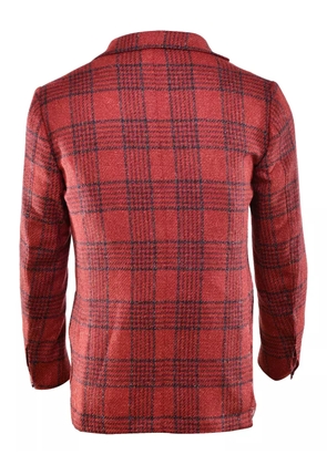 SARTORIO NAPOLI check-print blazer - Red