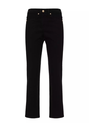 Just Cavalli logo-patch jeans - Black
