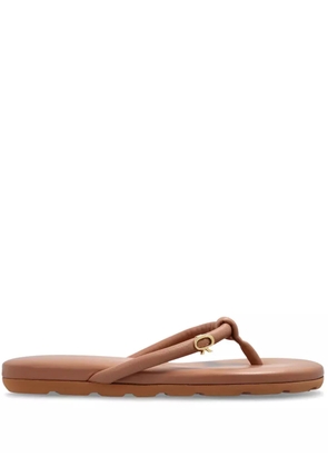 Gianvito Rossi Juno flip-flop sandals - Neutrals