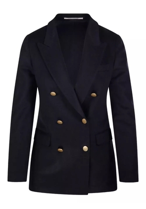 Tagliatore double-breasted gold-button blazer - Blue