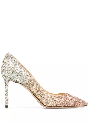 Jimmy Choo 85mm Romy pumps - Gold