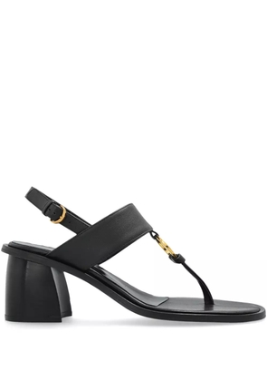 Odissì 50mm leather sandals - Black