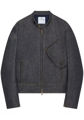 Courrèges denim bomber jacket - Grey