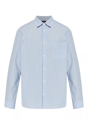 A.P.C. striped button-up shirt - Blue