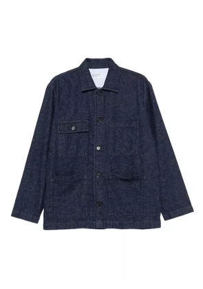 Universal Works patch-pocket denim jacket - Blue