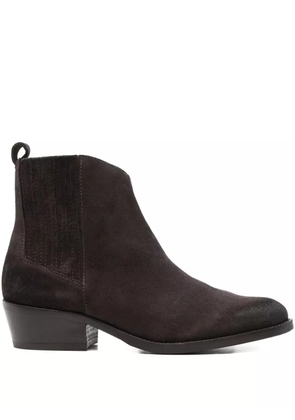 curiositè 40mm suede ankle boots - Brown