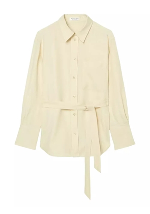 Marc O'Polo belted button-up shirt - Neutrals
