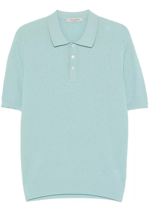 Fileria cotton polo shirt - Blue