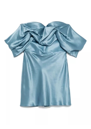 Giuseppe Di Morabito silk mini dress - Blue