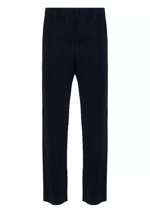 Homme Plissé Issey Miyake Basic slim-fit trousers - Blue