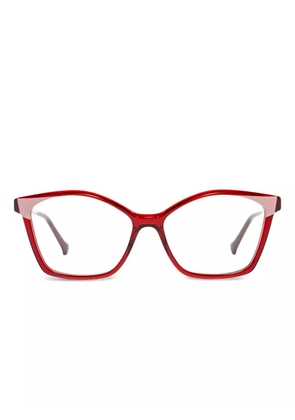 Xavier Garcia Design Madame cat-eye glasses - Red