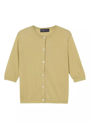 Brooks Brothers half-length sleeve cardigan - Green