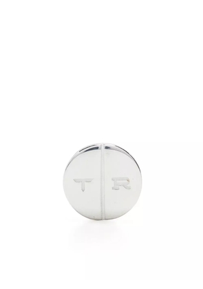 True Rocks Round Pill stud earring - Silver