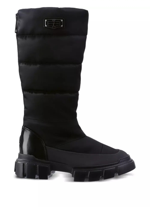 Hogl Harvey quilted knee-high boots - Black