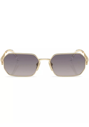Prada Eyewear rectangle-frame sunglasses - Gold