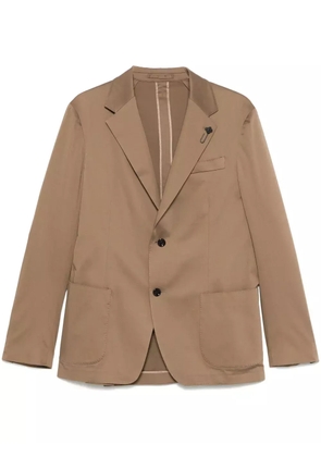 Lardini single-breasted blazer - Brown