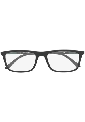 Emporio Armani rectangle-frame glasses - Black