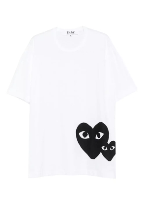 Comme Des Garçons Play heart-logo T-shirt - White