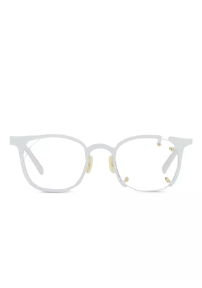 Masahiro Maruyama square-frame glasses - White