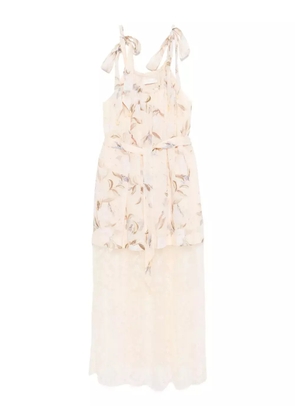 ZIMMERMANN Cascadian Lace midi dress - Neutrals