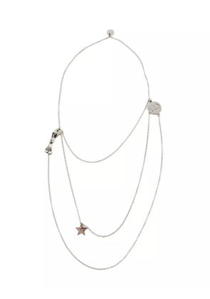 Christian Dior Pre-Owned 2000s multi-chain necklace - Silver