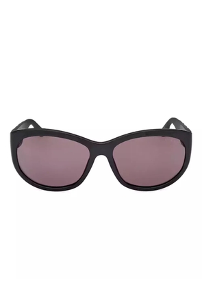 GUESS EYEWEAR oval-frame sunglasses - Black
