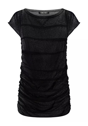 Elena Velez ruched T-shirt - Black