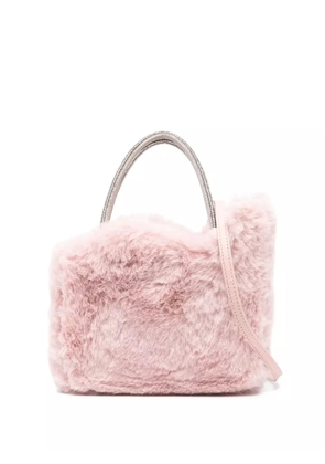 Le Silla micro Ivy faux-fur tote bag - Pink