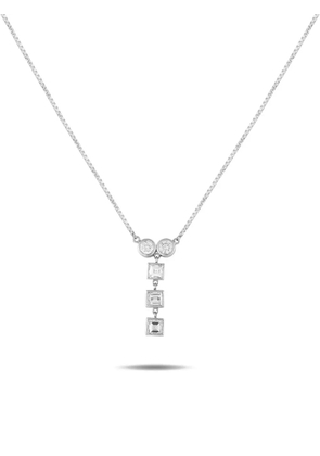 LB Exclusive platinum diamond necklace - Silver