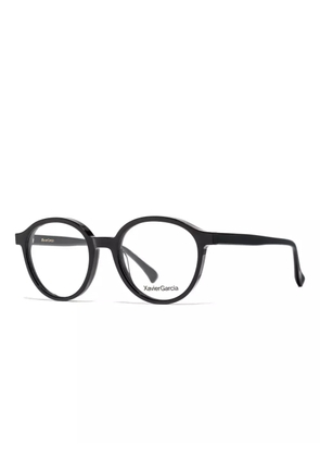 Xavier Garcia Design BK 201 round-frame glasses - Black