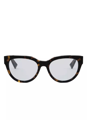 Bvlgari cat-eye glasses - Brown