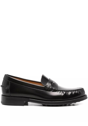 Tod's leather penny loafers - Black