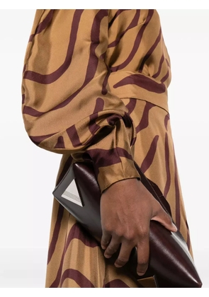 Raquel Diniz zebra-pattern top - Neutrals