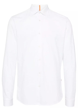 BOSS embroidered-logo shirt - White